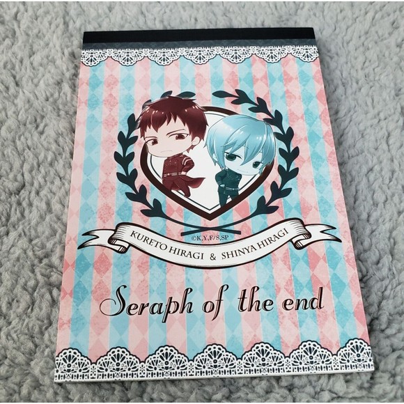 Seraph Of The End Notepad 5.75"x3.75" Kureto & Shinya Japanese Manga 2pc Lot - Picture 5 of 8